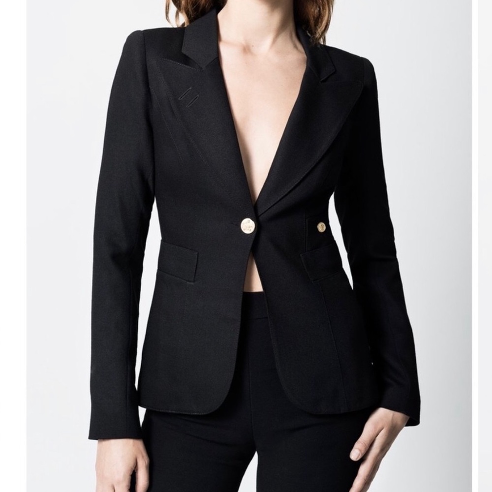 Smythe Les Vestes Black Duchess Blazer